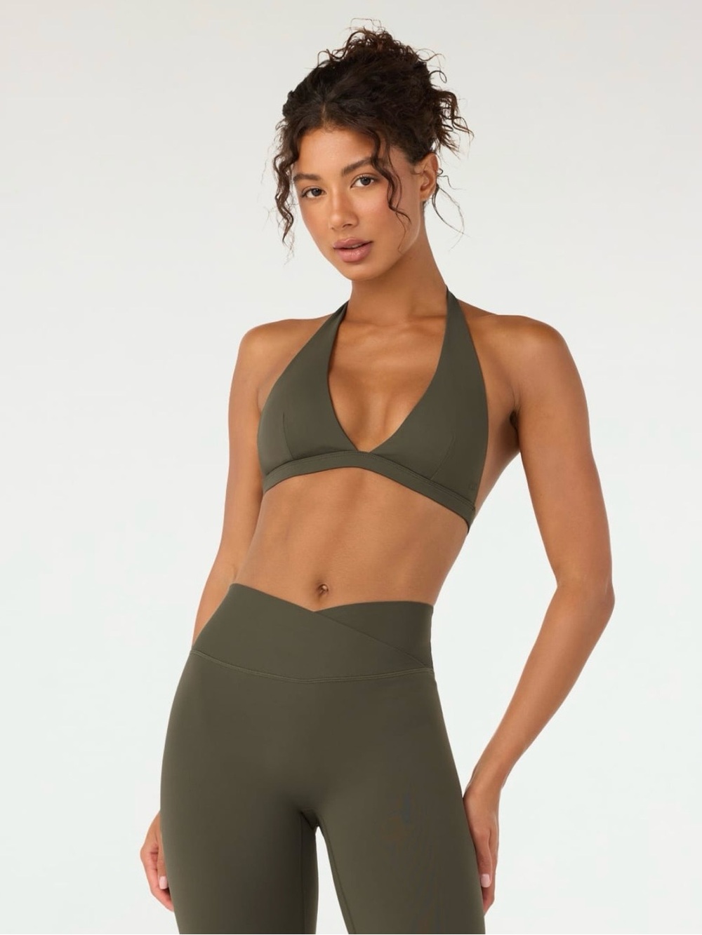 Fade Celine Crop Deep Olive CSB